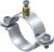 Obo Bettermann 5040116 - 925 1 Földelő csőbilincs 1 coll csövekhez, 31,7 - 33,7 mm befogási tartomány, galvanikusan horganyzott, DIN 50961
