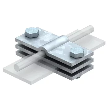   Obo Bettermann 5043018 937 50 földelő-csatlakozókapocs szalagacélhoz 60mm FT merítetten tűzihorganyzott, DIN EN ISO 1461