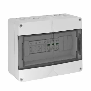   Obo Bettermann 5088654 VG-C PV1000KS4 Túlfeszültség-védelmi eszköz PV 4 stringgel és biztosítékkal 1000V DC