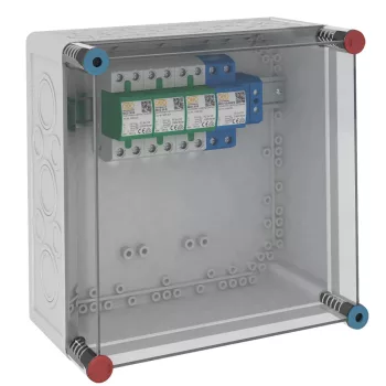   Obo Bettermann 5096875 MCD 50-B 3+1-VG CoordinatedLightningController 1. típusú készlet, készülékházba 255V