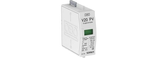 Obo Bettermann 5099611 V20-C 0-300PV SurgeController V20 Levezető-betét napelemes rendsze 300V DC