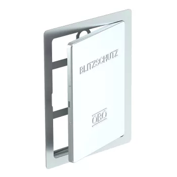   Obo Bettermann 5106133 5800 VZ ellenőrző ajtó padló alatti elvál. helyekhez 230x180x14 FS szalaghorganyzott, DIN EN 10346