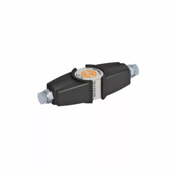   Obo Bettermann 5240030 EX ISG H összecsatoló-szikraköz indirekt potenciálkiegyenlítés 16x4,5x3,5   fekete