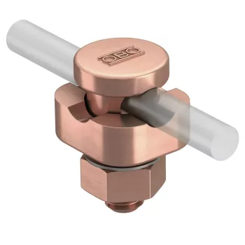   Obo Bettermann 5304113 5001 ZN-CU összekötő kapocs körvezetőhöz 8-10mm Cu vörösréz bevonattal