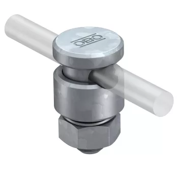   Obo Bettermann 5304164 5001 N-FT összekötő kapocs körvezetőhöz 8-10mm FT merítetten tűzihorganyzott, DIN EN ISO 1461