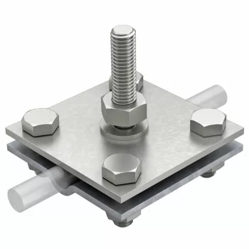   Obo Bettermann 5312657 252 GB 10x45 Keresztösszekötő ráhegesztett csapszeggel 8-10mm FT/VA merítéssel tűzihorganyzott / nemesacél 1.4301, DIN EN ISO 1461