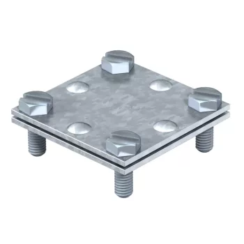   Obo Bettermann 5314534 255 A-FL30 FT keresztösszekötő betétlemez nélkül 30mm FT merítetten tűzihorganyzott, DIN EN ISO 1461