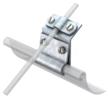   Obo Bettermann 5316219 262 A-DIN FT tálcakapocs  8mm FT merítetten tűzihorganyzott, DIN EN ISO 1461