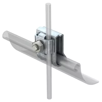   Obo Bettermann 5316450 RK-FIX Rugós ereszcsatorna-kapocs  2x8mm FT merítetten tűzihorganyzott, DIN EN ISO 1461