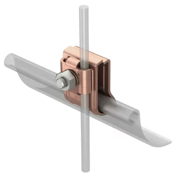   Obo Bettermann 5316468 RK-FIX CU Rugós ereszcsatorna-kapocs  2x8 / 2x6mm Cu vörösréz bevonattal