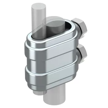   Obo Bettermann 5335140 223 O DIN ZN vizsgáló összekötő nyitott 8-10mmx16 G galvanikusan horganyzott, DIN EN 12329