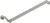 Obo Bettermann 5351286 301 S-VA-120 esőcsatorna-bilincs kinyúló bordával 120mm