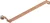 Obo Bettermann 5351456 301 S-CU-100 esőcsatorna-bilincs kinyúló bordával 100mm