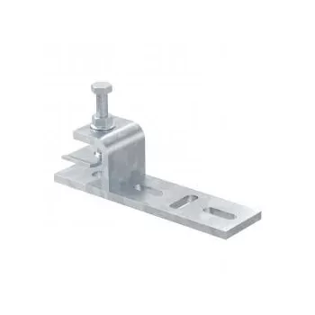   Obo Bettermann 6003885 BFKD 153 44 FT rögzítő-szorítódarab max. 28mm vastagsághoz 153x40x44mm FT merítetten tűzihorganyzott, DIN EN ISO 1461