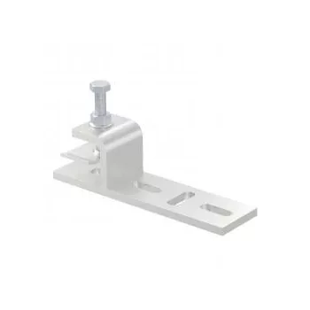   Obo Bettermann 6003887 BFKD 153 44 A2 rögzítő-szorítódarab max. 28mm vastagsághoz 153x40x44mm 2B felületkezelés nélkül, utókezelt