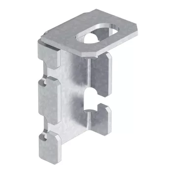   Obo Bettermann 6015345 ABG FT Rácsostálca csatlakozó elem funkciótartáshoz 61,5x55x30 FT merítetten tűzihorganyzott, DIN EN ISO 1461