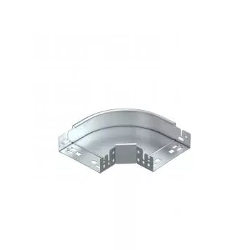   Obo Bettermann 6041132 RBM 90 615 FS 90°-os idom gyorsösszekötővel 60x150 FS szalaghorganyzott, DIN EN 10346