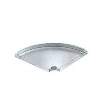   Obo Bettermann 6041142 RBM 90 660 FS 90°-os idom gyorsösszekötővel 60x600 FS szalaghorganyzott, DIN EN 10346