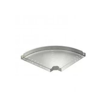   Obo Bettermann 6041190 RBM 90 650 A2 90°-os idom gyorsösszekötővel 60x500 2B felületkezelés nélkül, utókezelt