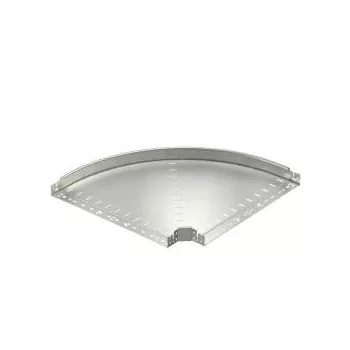   Obo Bettermann 6041192 RBM 90 660 A2 90°-os idom gyorsösszekötővel 60x600 2B felületkezelés nélkül, utókezelt