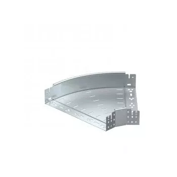   Obo Bettermann 6041416 RBM 45 840 FS 45°-os idom gyorsösszekötővel 85x400 FS szalaghorganyzott, DIN EN 10346