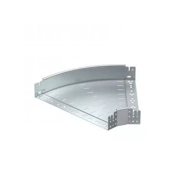   Obo Bettermann 6041418 RBM 45 850 FS 45°-os idom gyorsösszekötővel 85x500 FS szalaghorganyzott, DIN EN 10346