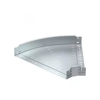   Obo Bettermann 6041420 RBM 45 860 FS 45°-os idom gyorsösszekötővel 85x600 FS szalaghorganyzott, DIN EN 10346