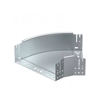   Obo Bettermann 6041754 RBM 45 130 FS 45°-os idom gyorsösszekötővel 110x300 FS szalaghorganyzott, DIN EN 10346