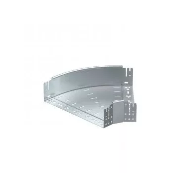   Obo Bettermann 6041756 RBM 45 140 FS 45°-os idom gyorsösszekötővel 110x400 FS szalaghorganyzott, DIN EN 10346