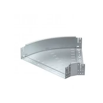  Obo Bettermann 6041760 RBM 45 160 FS 45°-os idom gyorsösszekötővel 110x600 FS szalaghorganyzott, DIN EN 10346