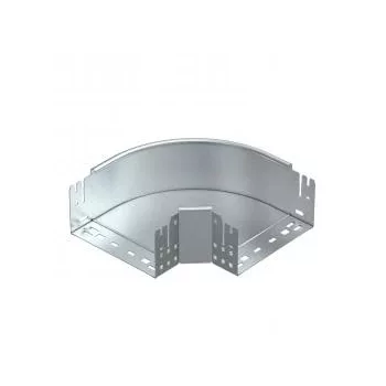   Obo Bettermann 6041842 RBM 90 120 FS 90°-os idom gyorsösszekötővel 110x200 FS szalaghorganyzott, DIN EN 10346