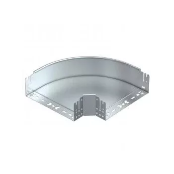   Obo Bettermann 6041844 RBM 90 130 FS 90°-os idom gyorsösszekötővel 110x300 FS szalaghorganyzott, DIN EN 10346