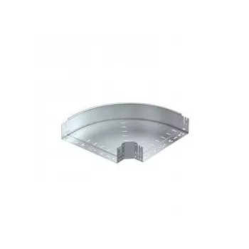   Obo Bettermann 6041846 RBM 90 140 FS 90°-os idom gyorsösszekötővel 110x400 FS szalaghorganyzott, DIN EN 10346