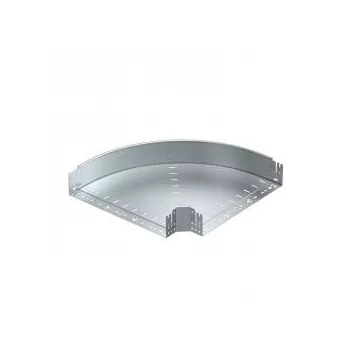   Obo Bettermann 6041848 RBM 90 150 FS 90°-os idom gyorsösszekötővel 110x500 FS szalaghorganyzott, DIN EN 10346
