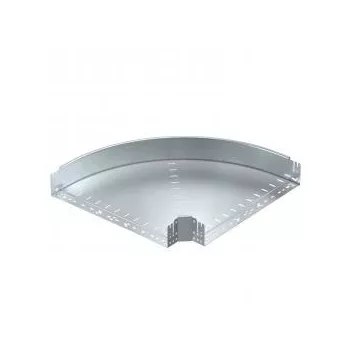   Obo Bettermann 6041850 RBM 90 160 FS 90°-os idom gyorsösszekötővel 110x600 FS szalaghorganyzott, DIN EN 10346