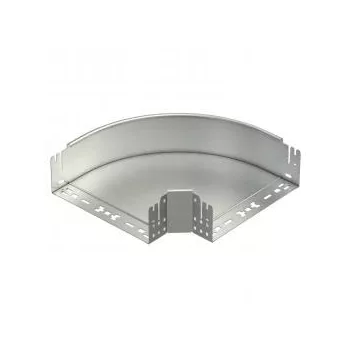   Obo Bettermann 6041884 RBM 90 130 A2 90°-os idom gyorsösszekötővel 110x300 2B felületkezelés nélkül, utókezelt
