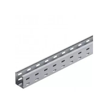   Obo Bettermann 6047600 RKS 605 FS Kábeltálca RKS perforált 60x50x3000 FS szalaghorganyzott, DIN EN 10346