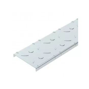   Obo Bettermann 6049119 DBKR 100 FS fedél csúszásmentes bordával járható kábeltálcához 100x3000 FS szalaghorganyzott, DIN EN 10346