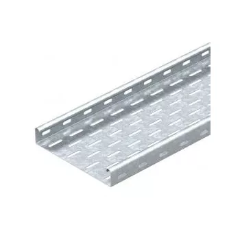   Obo Bettermann 6053106 MKS 310 FT kábeltálca MKS perforált 35x100x3000 FT merítetten tűzihorganyzott, DIN EN ISO 1461