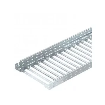   Obo Bettermann 6059027 MKSM 640 FT MKSM Kábeltálca gyorsösszekötővel, perforált 60x400x3050 FT merítetten tűzihorganyzott, DIN EN ISO 1461