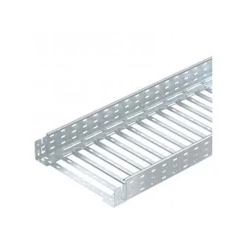   Obo Bettermann 6059105 MKSM 840 FT MKSM Kábeltálca gyorsösszekötővel, perforált 85x400x3050 FT merítetten tűzihorganyzott, DIN EN ISO 1461