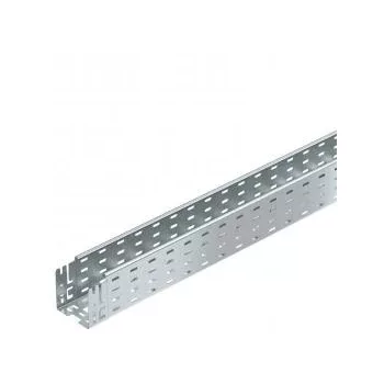   Obo Bettermann 6059156 MKSM 110 FS MKSM Kábeltálca gyorsösszekötővel, perforált 110x100x3050 FS szalaghorganyzott, DIN EN 10346