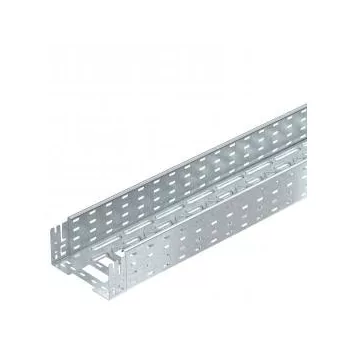   Obo Bettermann 6059177 MKSM 120 FT MKSM Kábeltálca gyorsösszekötővel, perforált 110x200x3050 FT merítetten tűzihorganyzott, DIN EN ISO 1461
