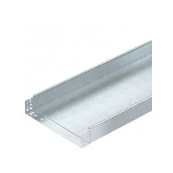  Obo Bettermann 6059333 MKSMU 840 FT MKSMU Kábeltálca gyorsösszekötővel, perforálatlan 85x400x3050 FT merítetten tűzihorganyzott, DIN EN ISO 1461