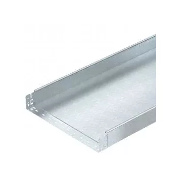   Obo Bettermann 6059335 MKSMU 850 FT MKSMU Kábeltálca gyorsösszekötővel, perforálatlan 85x500x3050 FT merítetten tűzihorganyzott, DIN EN ISO 1461