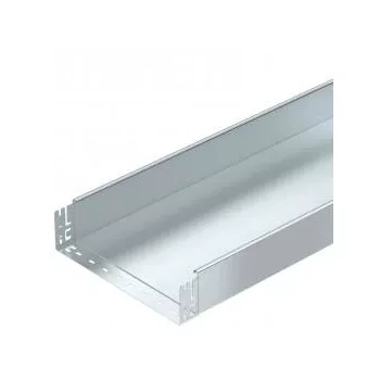   Obo Bettermann 6059390 MKSMU 140 FS MKSMU Kábeltálca gyorsösszekötővel, perforálatlan 110x400x3050 FS szalaghorganyzott, DIN EN 10346
