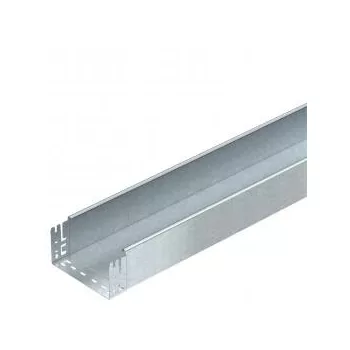  Obo Bettermann 6059403 MKSMU 120 FT MKSMU Kábeltálca gyorsösszekötővel, perforálatlan 110x200x3050 FT merítetten tűzihorganyzott, DIN EN ISO 1461