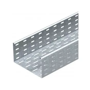   Obo Bettermann 6060102 MKS 110 FS kábeltálca MKS perforált, összekötővel 110x100x3000 FS szalaghorganyzott, DIN EN 10346
