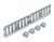 Obo Bettermann 6067328 RWVL 35 FT sarokösszekötő kábeltálcához, vízszintes 35x200 FT merítetten tűzihorganyzott, DIN EN ISO 1461