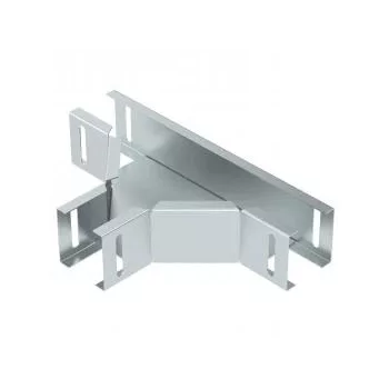   Obo Bettermann 6074912 LTS T DD T-idom fénycsőtartó-sínhez 50x50 DD szalaghorganyzott Zink/Alumínium, Double Dip, DIN EN 10346
